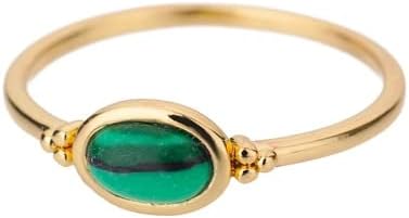 TTNDstore Opal kameni prstenovi za žene Zlatni Sliver boja Opal prsten vjenčani prsten Nakit Accessoires