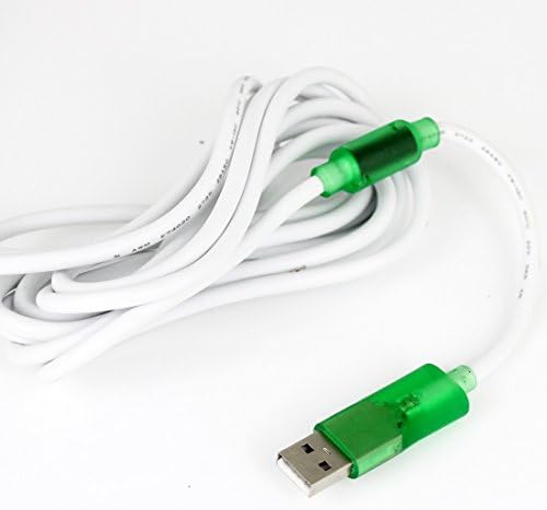 Ožičeni Gamepad kontroler Joypad USB za Xbox 360 prozirni zeleni
