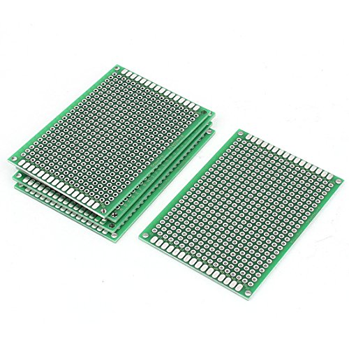 Uxcell A15112300ux1536 5cm x 7cm elektronski DIY prototip papira dvostrana PCB univerzalna ploča 5 komada