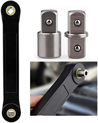 Alat za nasadni ključ sa čegrtaljkom sa 2 adaptera univerzalna kombinacija ključa Car Repair Tight 3/8 i