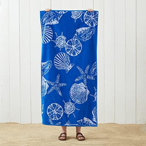 Great Bay Dom Veliki paket ručnika za plažu: Fenwick Coral i školjka plava