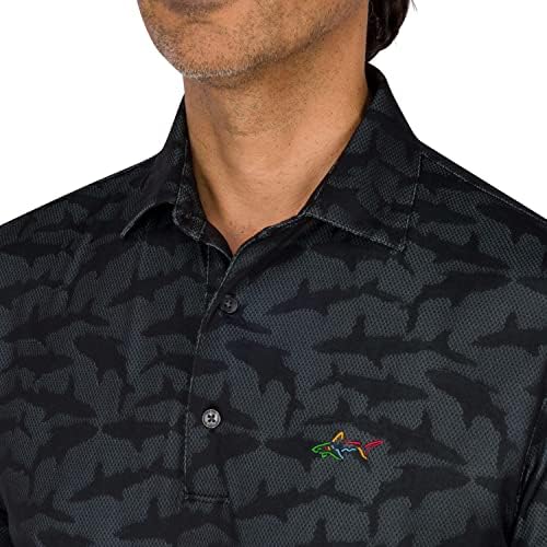 Greg Norman Performance Golf Polo majica Meki dodir opušteno krojenje / Igrajte suho / UPF zaštita muški