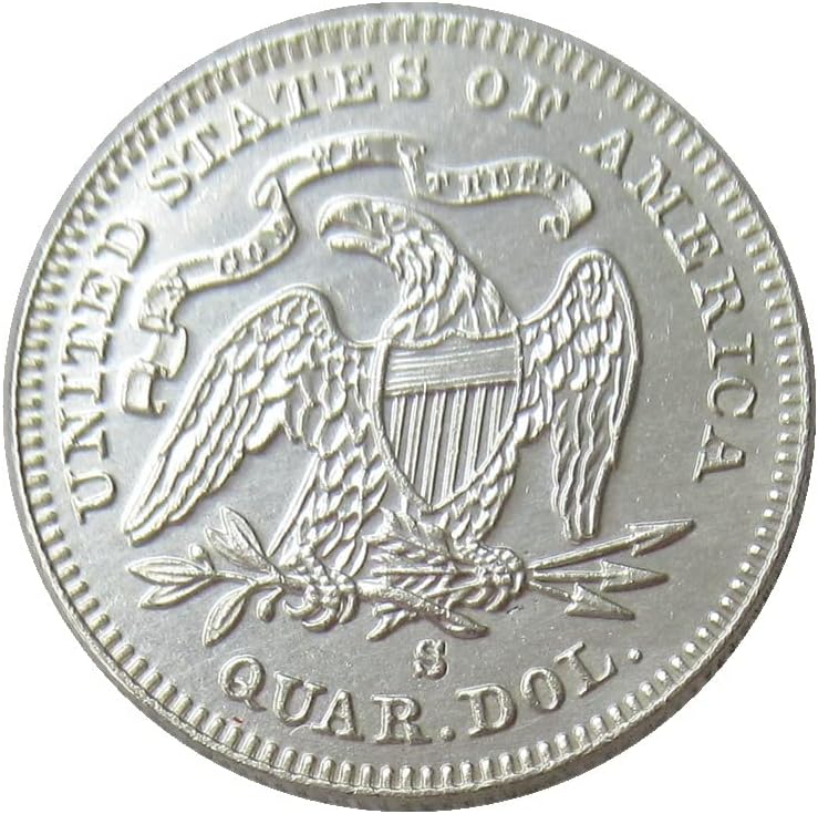 US 25 CENT zastava 1868 srebrna replika prigodni kovani novčić