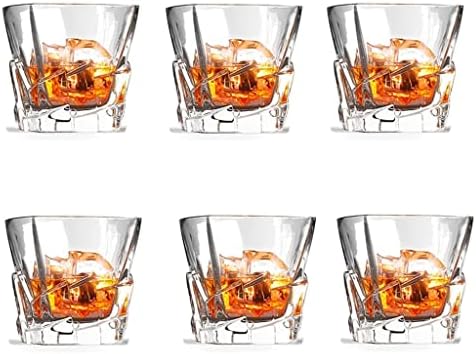 EODNSOFN Set od 6-320 Ml Iceberg Whisky Glass par za pranje u mašini za sudove, jedinstven poklon, odličan