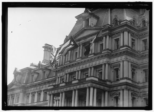 Fotografija: 1917, Američke, Britanske, Francuske Zastave, State Department,Saveznička Komisija, Zgrade
