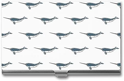 Držač posjetnice za posjetnice Narwhal Whale džepni naziv kartice zaštitna torbica za žene i muškarce