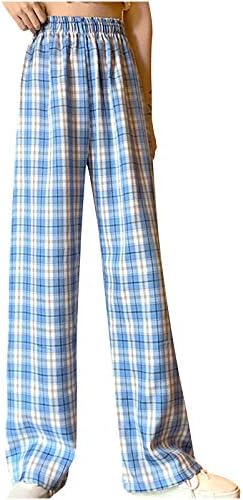 Pamučne hlače Žene Ležerne prilike za ženske kaznene struk plaćene noge za crtanje elastičnih znojnih hlača