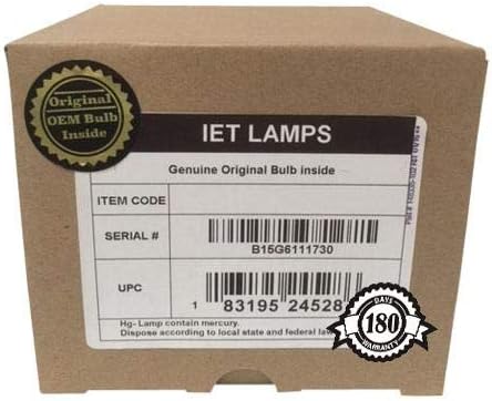 IET svjetiljke - za EPSON V13H010L82, ELPLP82 zamjena svjetiljke projektora sa originalnim originalnim OEM