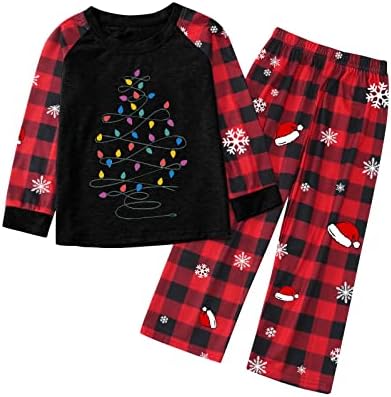 Porodica Xmas pidžama, božićne pidžame za porodičnu podudaranje postavljanja Porodični outfit pidžama za