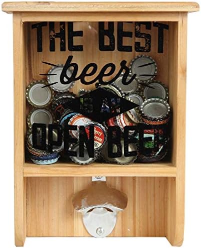 Ljiljansko kućno piće za pivo i držač kapica, kutija za sjenu piva, čini idealan poklon za ljubavnika piva