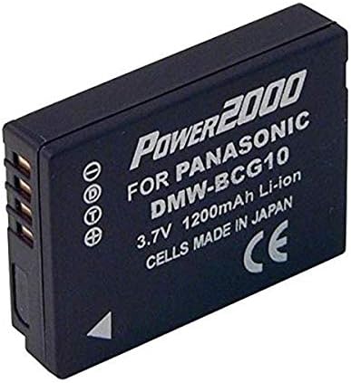 Power2000 DMW-BC-G10 3.7V 1200mAh punjiva litijum-jonska baterija za Panasonic BC-G10 digitalni fotoaparat