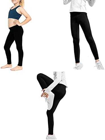 Doginthehole Kids Girls Howgings Ležerne prilike Atletski plesni trening trčanje joga hlače pune dužine