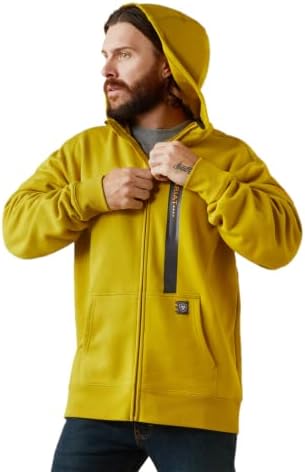 Ariat Muški ratni radnički radnik puni zip hoodie