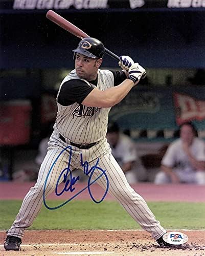 Carlos Baerga potpisao 8x10 FOTO PSA / DNK Arizona Diamondbacks autogramirana - autogramirana MLB fotografija