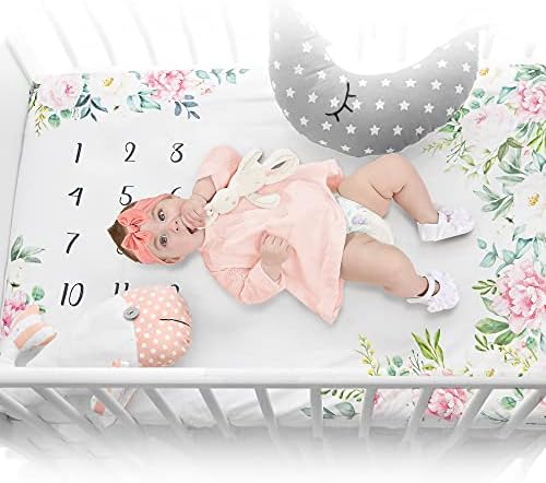 Baby Monthly Milestone deka - personalizirana Tabela rasta novorođenčeta - prilagođena pozadina za fotografiju