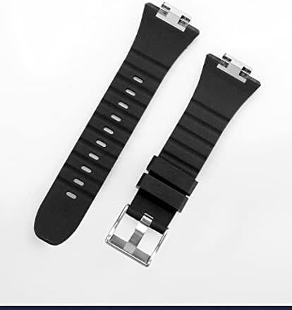 CNHKAU kompatibilan sa Apple Watch Bandovima 41mm, za iWatch seriju 7 podesiva gumena remena + metalni bezel zamjenski mod komplet, satovi kaiševi za nadogradnju zgloba Žene muškarci