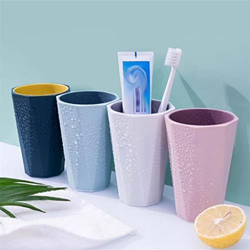 SSLFQND 4 pakovanja nordijskih čaša za ispiranje usta čaša za kućnu četkicu za pranje zuba cilindar slatko