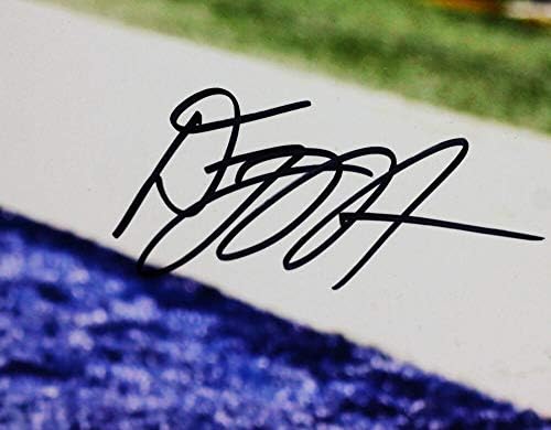 DJ Moore Autographing Carolina Panthers 16x20 FP Touchdown fotografija - JSA W Auth White