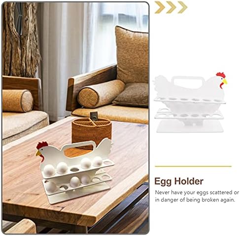 Hemoton dekorativna ladica ladica za jaja stalak za drvena jaja stalak za 3 gume stalak za odlaganje jaja