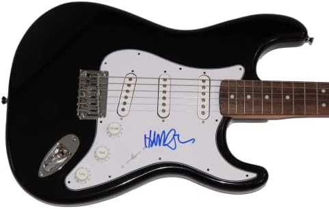 HANS ZIMMER potpisao autogram pune veličine crni blatobran STRATOCASTER električna gitara a James SPENCE
