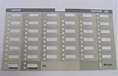 Lot / paket od 5 papira Desi / naljepnica / označavajuća traka Kompatibilna je s AT-T Avaya Lucent Partner