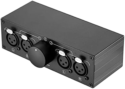 Nobsound Little Bear 3-u-1-Out XLR Balance Stereo audio switch Switcher pasivni selektor kutija za razdvajanje