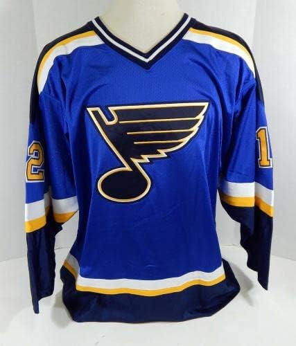 St. Louis Blues 12 Igra izdana Blue Jersey DP12134 - Igra polovna NHL dresovi