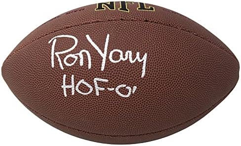 Ron Yary potpisao Wilson Super Grip Full Veličina NFL Fudbal W / Hof'01 - AUTOGREME
