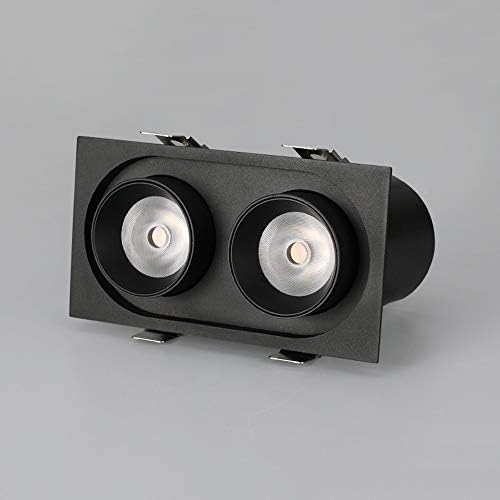 MGOR čvrste moderne 2-smjerne 12w kvadratne LED plafonske reflektore ugrađene ugaone podesive tačke lampe