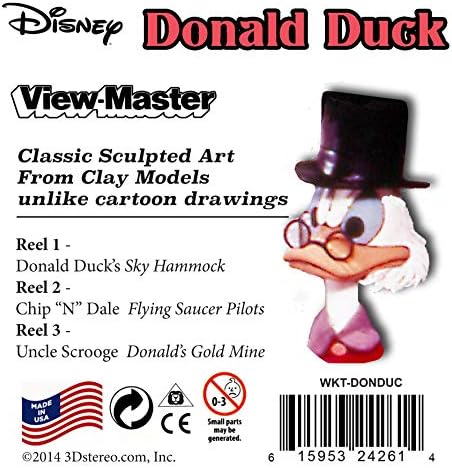 Donald Duck - Skulprana umjetnost -Viewmaster - 3 ulice 21 3D slike