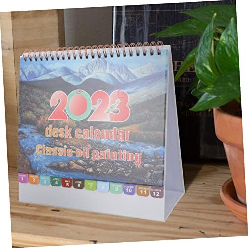 Tofficu 2pcs 2023 2023 Kalendar Black Dokono Dekor Black Calendar Black Office Decor 2023 Kalendar akademske
