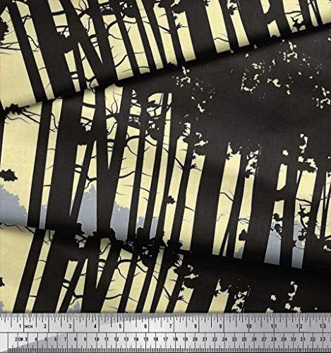 Soimoi pamučni dres tkanina drvo priroda štampana zanatska tkanina u dvorištu širine 58 inča
