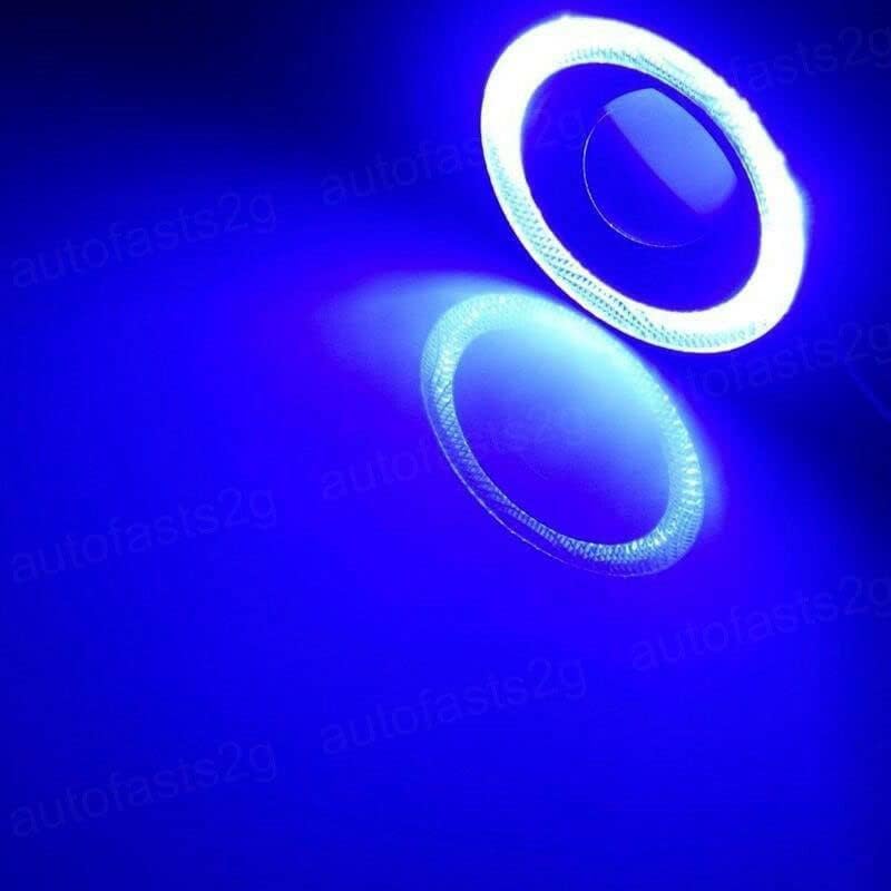 TEAPRVI 3,5 inčni COB LED Fog Light projektor automobil Blue Angel Eyes Halo Ring DRL lampa