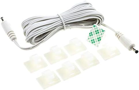 Eshine Interconnect kabel - muški do muškog, 3,5 mm x 1,35 mm, za LED ispod osvjetljenja ormara sa žičanim