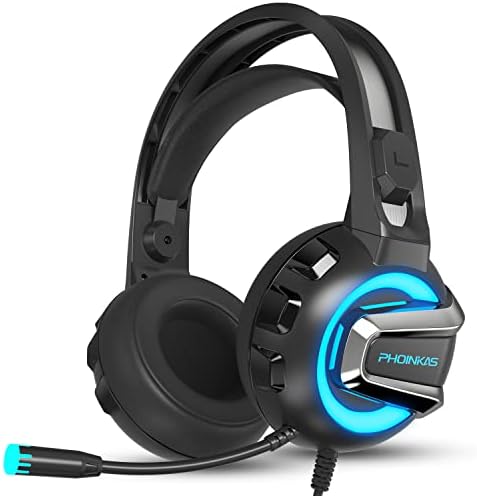Slušalice za igranje za Xbox One, PS4, PS5, Nintendo Switch, slušalice za računare preko ušiju sa mikrofonom