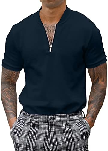 Najbolji muški setovi 2 komada odijela Majica Modni trenerki Ležerni set Plus veličine Kratki rukav i hlače