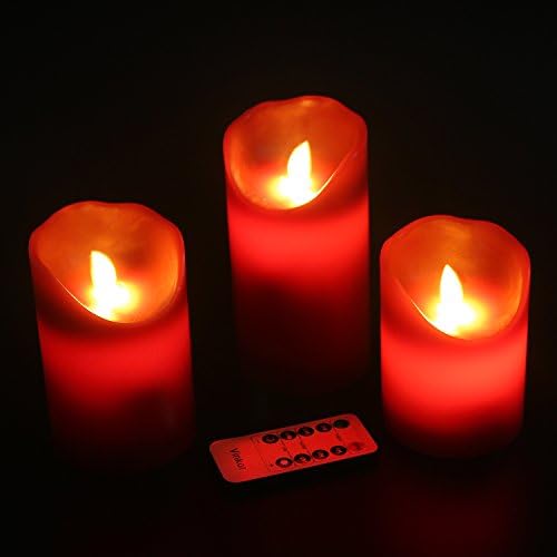 Vinkor flameless Candles treperenje svijeće dekorativna baterija Flameless Candle Classic Real Wax stub