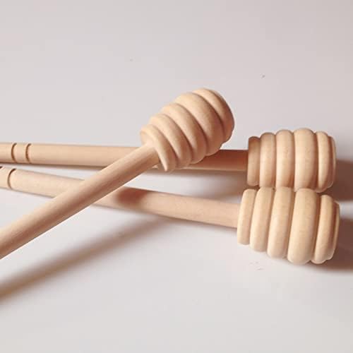 ICEYLI drvena Miješalica za miješanje meda 6 kom 6 inča Mini štapići za med i med češalj štapići za med