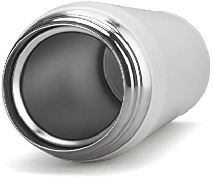 Crno-bijeli dicili nehrđajućeg čelika izolirane vodene boce za kavu čaj za čaj za sportsko biciklizam planinarenje
