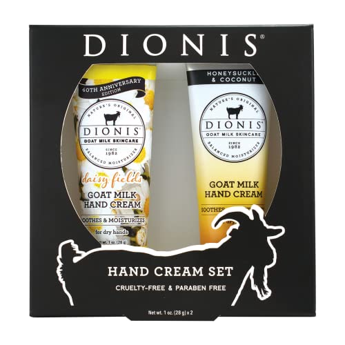 Dionis Goat Milk care Field of Flowers krema za ruke Poklon Set-Daisy Fields & orlovi nokti & losioni sa