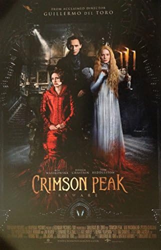Crimson Peak s Tomom Hiddlestonom, Mia wasikowskom i jessicom Chastain 11 x 17 litografski poster