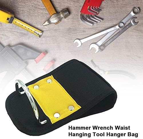 WDBBY torba za alat za čekić Lagani futrola za teške uvjete sa čeličnom petljom strukom viseći torbu za