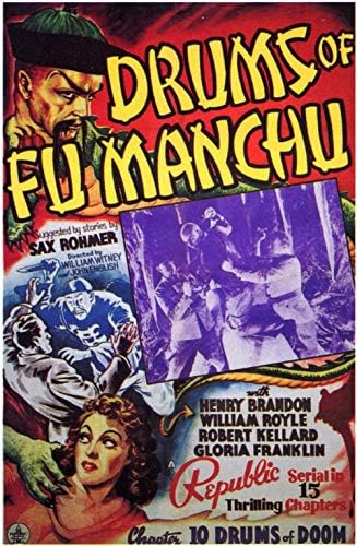 Bubnjevi Fu Manchu 1940 Movie 11 X17 inčni mini poster SM