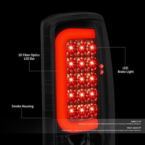 DNK motoring TL-GMCDE00-LED-RD3D-BK-SM LED 3D upravljački program za osvjetljenje repa i suvozača [kompatibilan