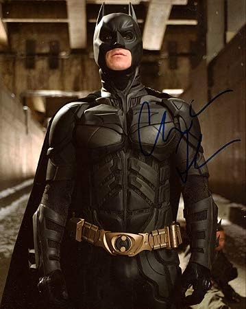 Christian Bale 8x10 Muška slavna fotografija potpisala je osoba