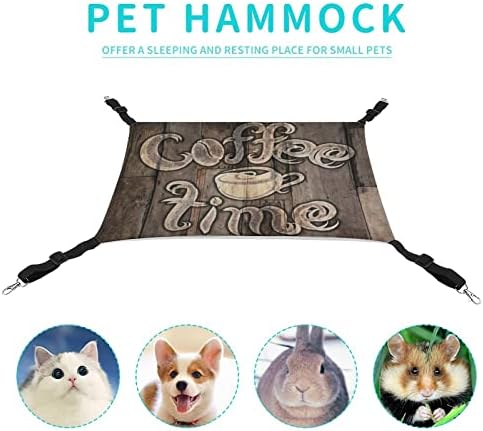 Cat Hammock kafa vrijeme Cat Bed Cage prozor Perch viseći prostor za uštedu za male kućne ljubimce 16.9