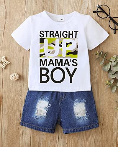 Mikrdoo Toddler Baby Boy Odjeća odjeća s kratkim rukavima kratkih rukava Set Summer Kids Outfits Little Boy odjeća
