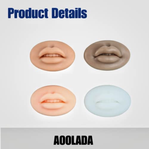 AOOLADA-5D Meki Silikonski Realistični modul za vježbanje usana za polutrajnu šminku-tetovaža za usne -
