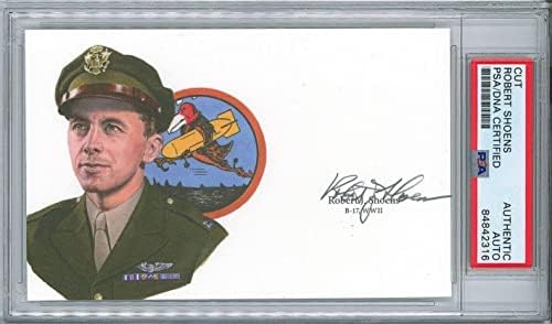 Robert Shoens potpisao potpis psa DNK 84842316 Pilot Drugog svjetskog rata naš Gal Sal B-17 - MLB rez potpisa