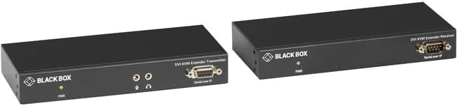 Black Box mrežne usluge KVXLC-100-R2 KVM Extender Kit Over Catx - single-monitor Dvi-D Usb 2.0 audio Serial